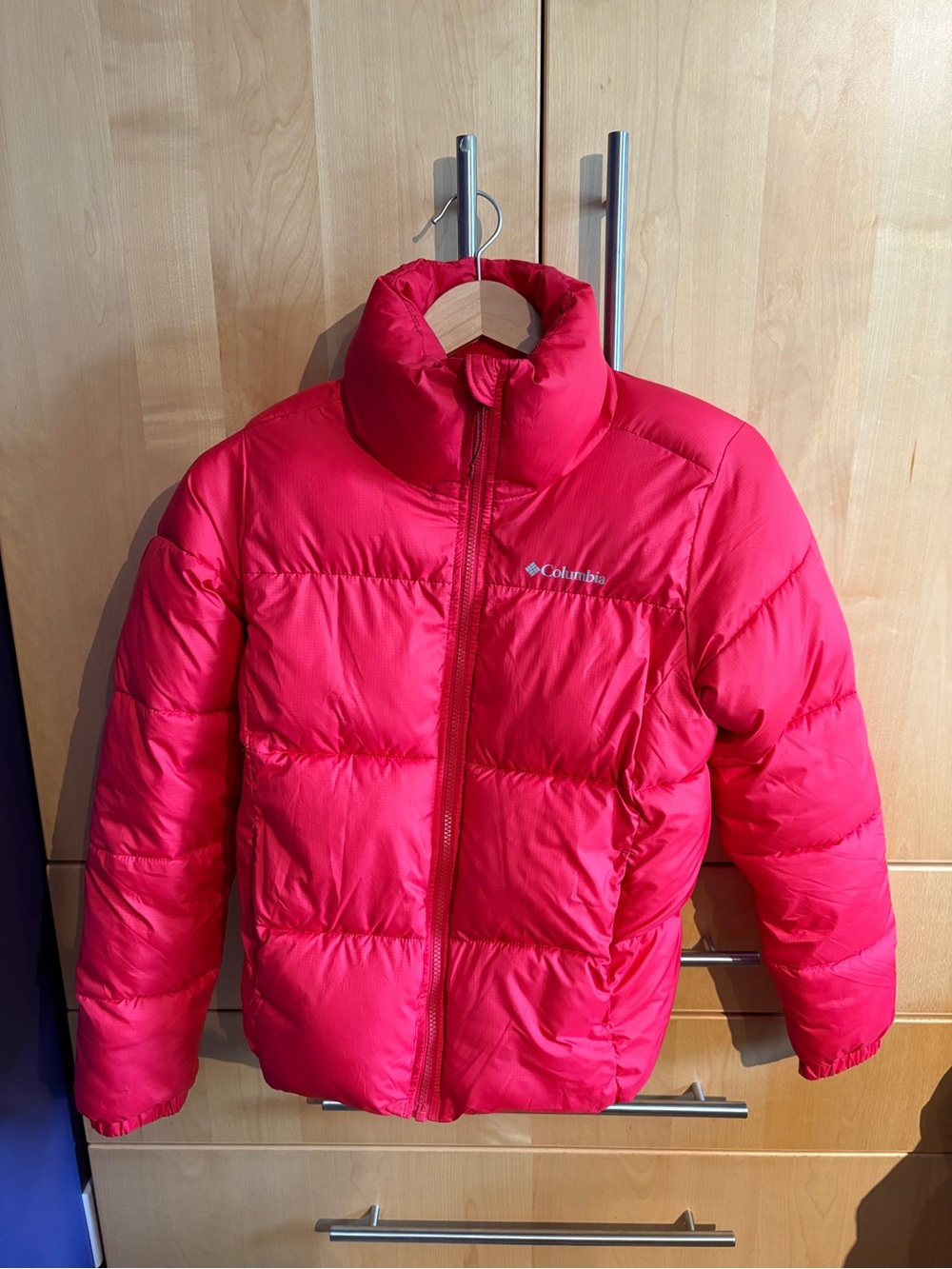Columbia Red Puffer Jacket XS